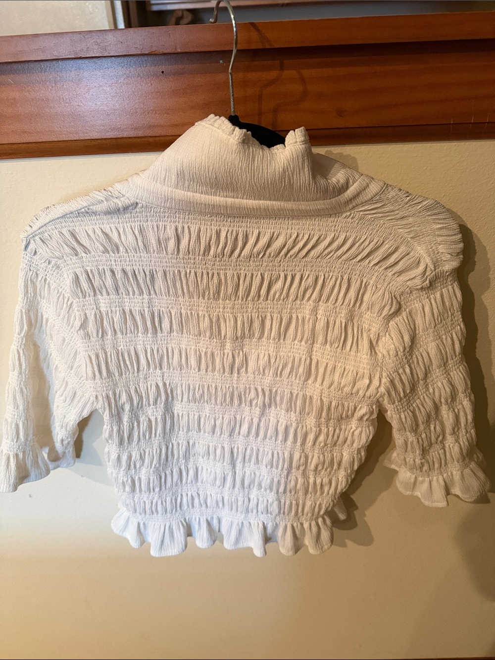 Anthropologie - Maeve - Smocked Button Down Top - Picture 7 of 10